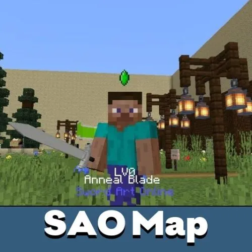 Sword Art Online Map for Minecraft PE