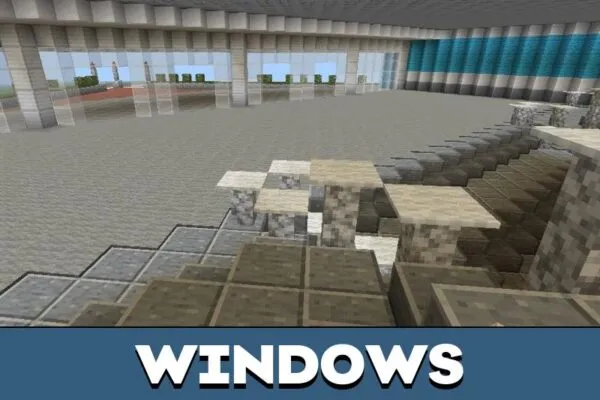 Windows from Manila Map for Minecraft PE