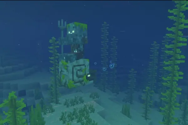 Zombie Nautilus from Minecraft PE 1.22.0