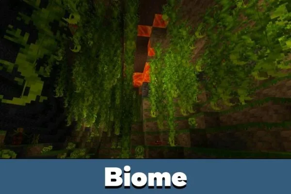 Biome from Cave Mod for Minecraft PE