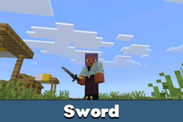 Sword from Assassin Mod for Minecraft PE