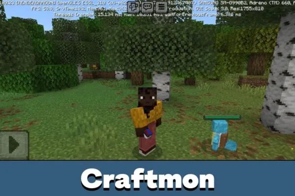 Craftmon from Download Pokemon Mod for Minecraft PE