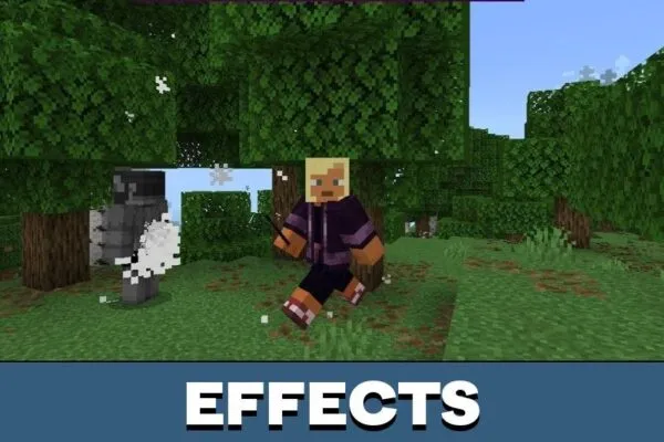 Effects from Gigachad Mod for Minecraft PE