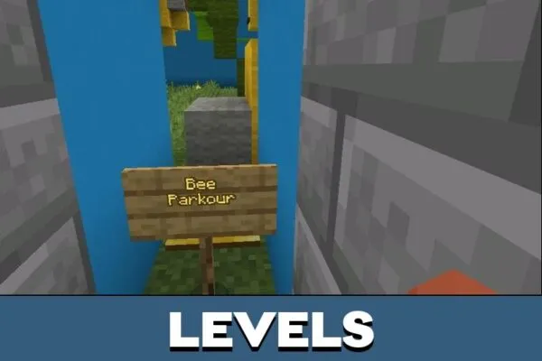 Levels from Endless Parkour Map for Minecraft PE
