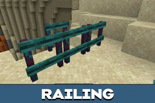 Railing from Wooden Platform Mod for Minecraft PE