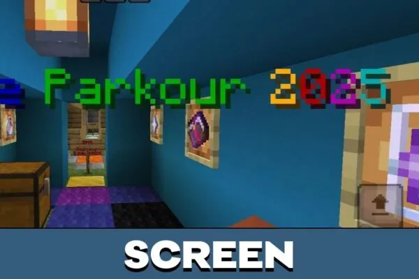 Screen from Endless Parkour Map for Minecraft PE
