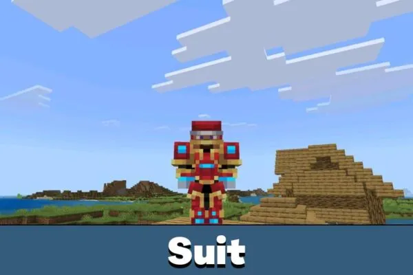 Suit from Superhero Mod for Minecraft PE