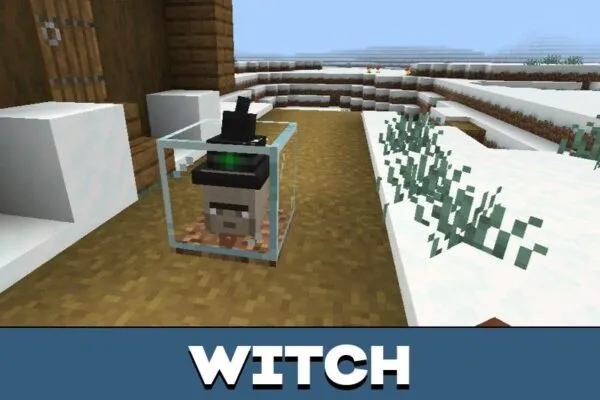 Witch from Monster Farm Mod for Minecraft PE