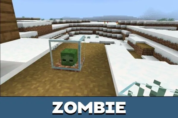Zombie from Monster Farm Mod for Minecraft PE