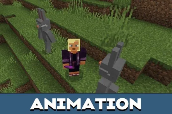 Animation from Domo Kun Mod for Minecraft PE
