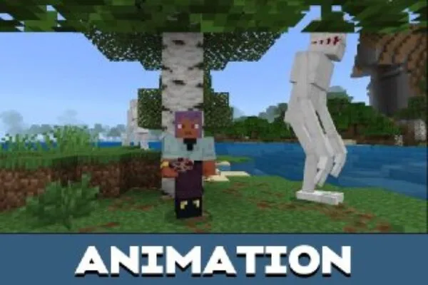 Animation from Gore Wraith Dweller Mod for Minecraft PE