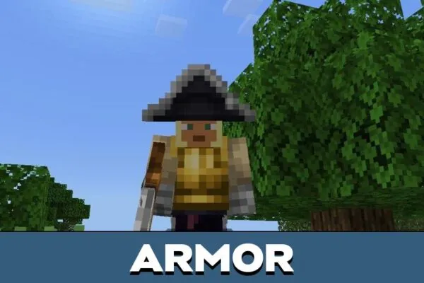 Armor from Napoleon Mod for Minecraft PE