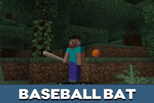 Baseball Bat from Ball Mod for Minecraft PE