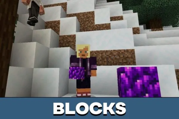 Blocks from Bruce Lee mod for Minecraft PE