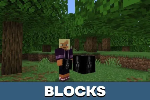 Blocks form Mr Incredible Mod for Minecraft PE