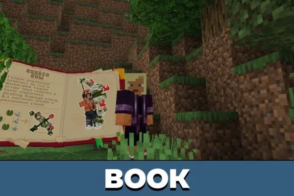 Book from Mob Weapons Mod for Minecraft PE