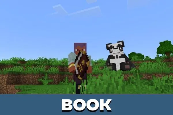 Book from Mobs in Bottles Mod for Minecraft PE