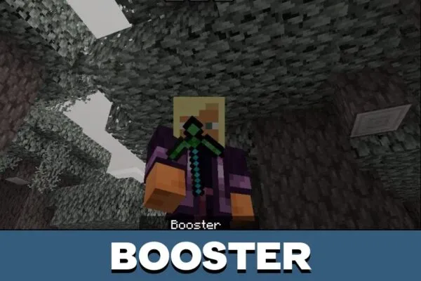 Booster from Crazy Tools Mod for Minecraft PE