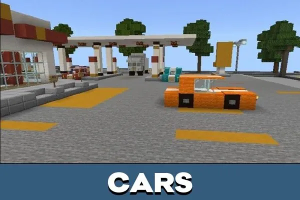 Cars from Twennywan Map for Minecraft PE