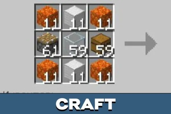 Craft from US Army Car Mod for Minecraft PE