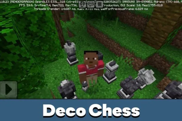 Deco Chess from Chess Mod for Minecraft PE
