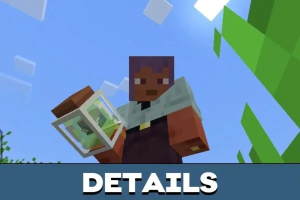 Details from Mobs in Bottles Mod for Minecraft PE