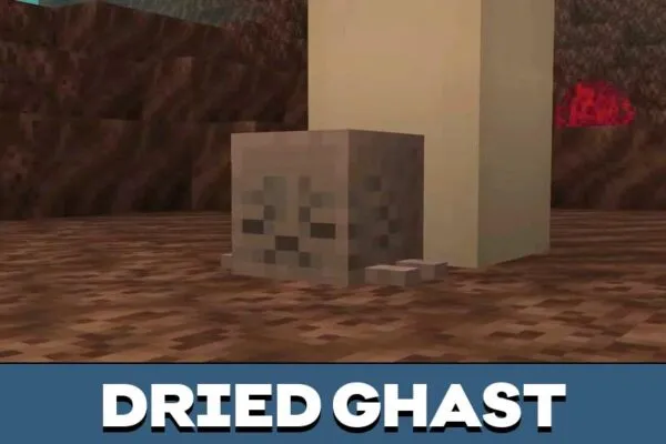 Dried Ghast in Minecraft PE 1.21