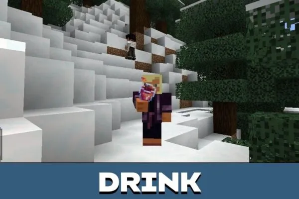 Drink from Bruce Lee mod for Minecraft PE