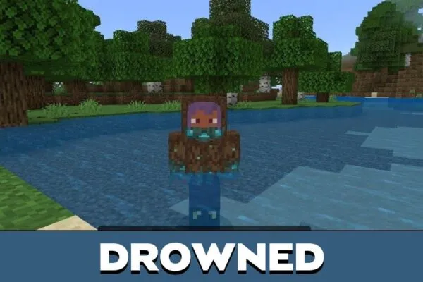 Drowned from Mantles Mod for Minecraft PE