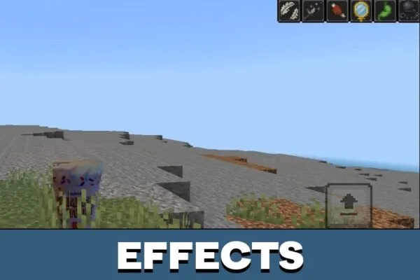Effects Grimace Shake Mod for Minecraft PE