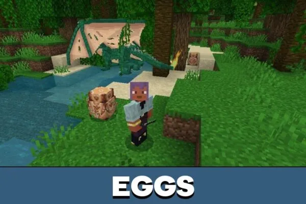 Eggs from Myth and Dragons Mod for Minecraft PE