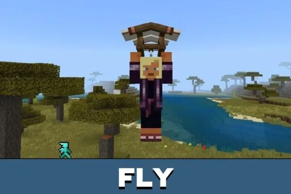 Fly from Roll and Stamina Mod for Minecraft PE