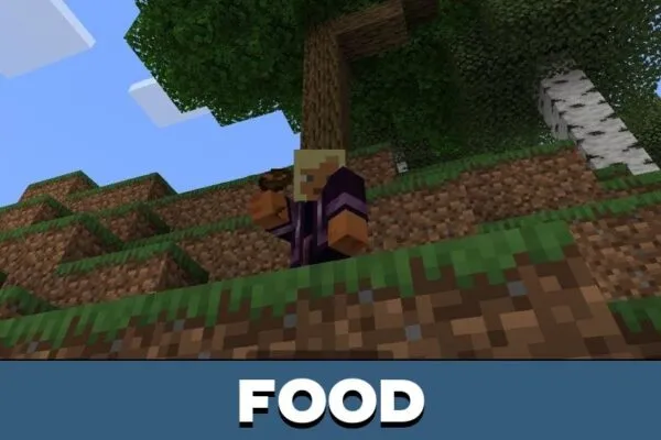 Food from Eating Animation Texture Pack for Minecraft PE