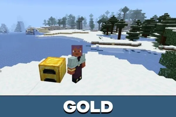 Gold Better Smelters Mod for Minecraft PE