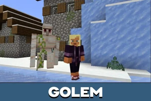 Golem from Skill Points Mod for Minecraft PE