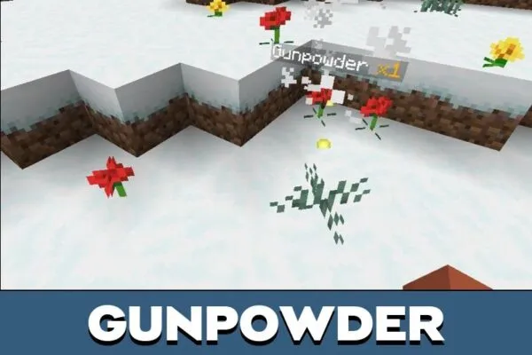 Gunpowder from Holograms Mod for Minecraft PE