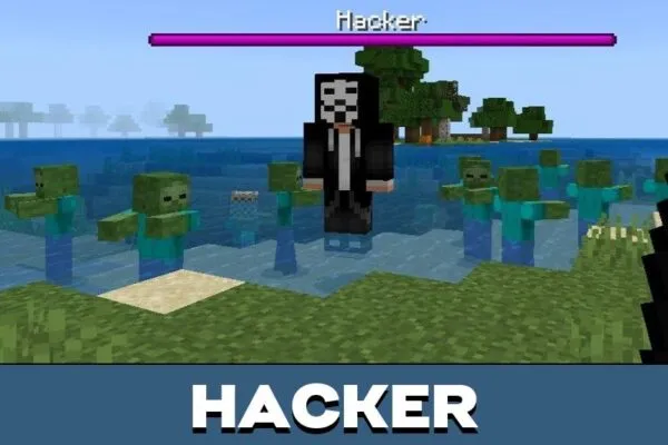 Hacker from Noob Mod from Minecraft PE