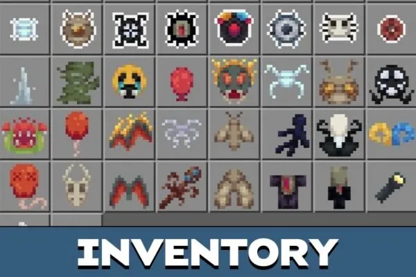 Inventory from Smilers Mod for Minecraft PE