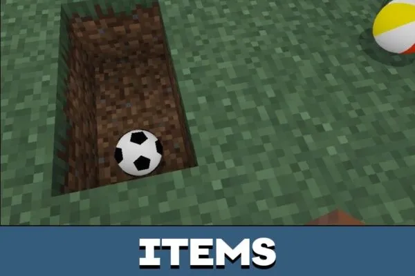 Items from Ball Mod for Minecraft PE