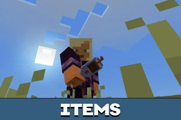 Items from Grimace Shake Mod for Minecraft PE