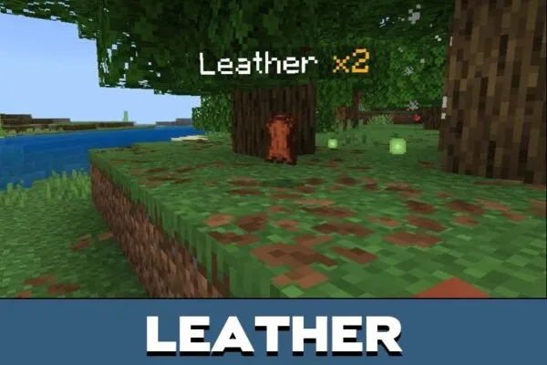 Leather from Holograms Mod for Minecraft PE