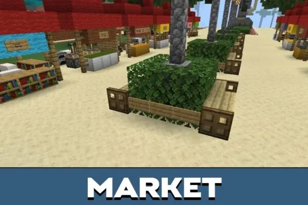 Market from Twennywan Map for Minecraft PE