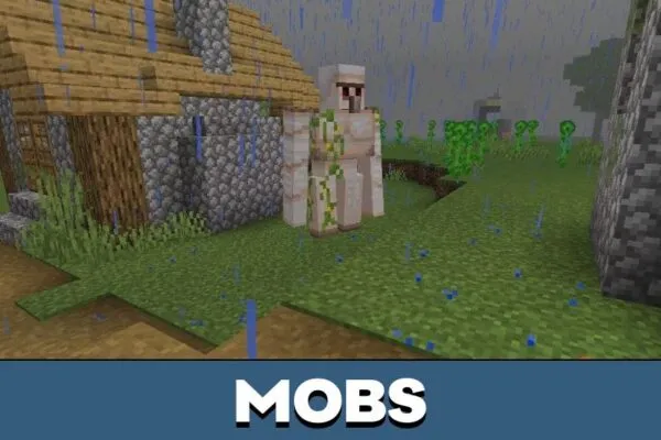 Mobs from Dont Touch Grass Map for Minecraft PE
