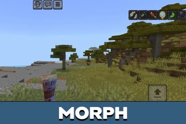 Morph from Grimace Shake Mod for Minecraft PE