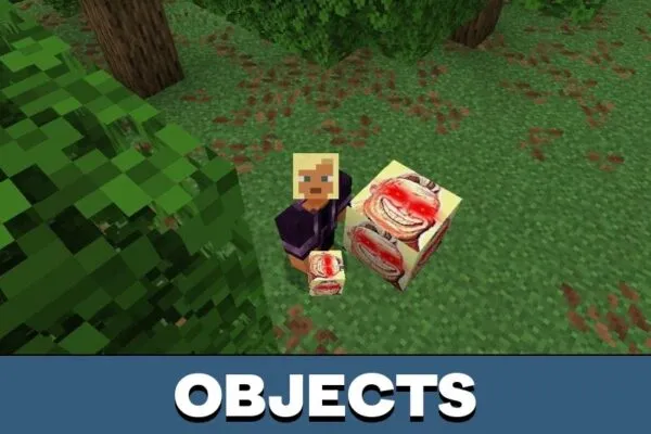 Objects form Mr Incredible Mod for Minecraft PE