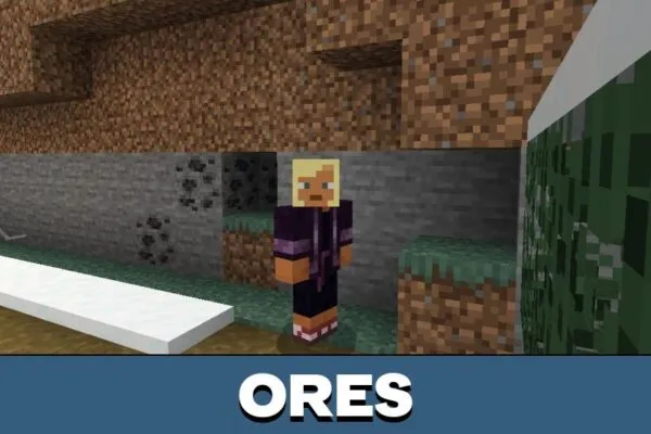 Ores from Skill Points Mod for Minecraft PE