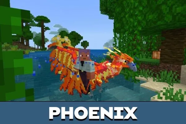 Phoenix from Myth and Dragons Mod for Minecraft PE