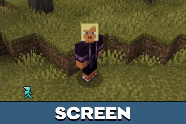 Screen from Roll and Stamina Mod for Minecraft PE