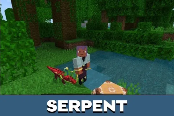 Serpent from Myth and Dragons Mod for Minecraft PE