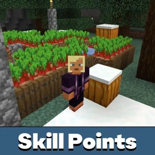 Skill Points Mod for Minecraft PE